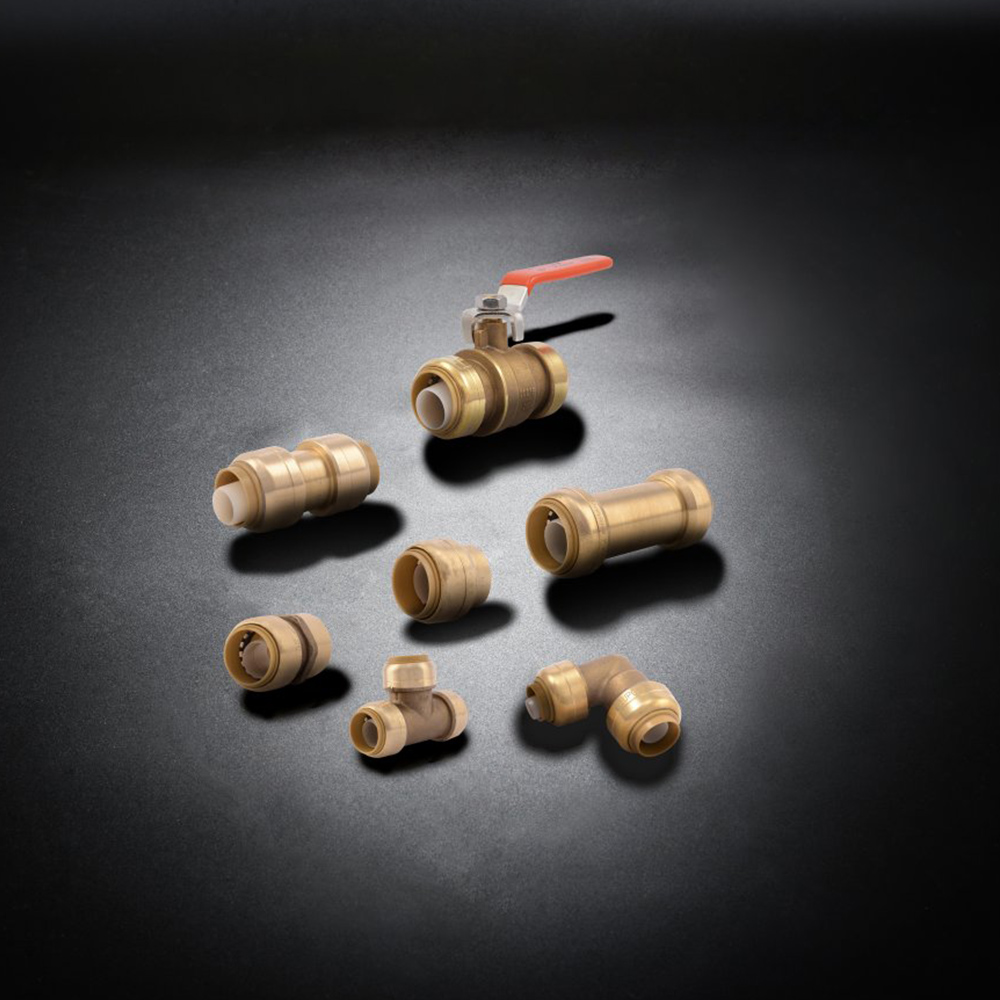 Brass Compression Union Elbow Fitting for Drainage